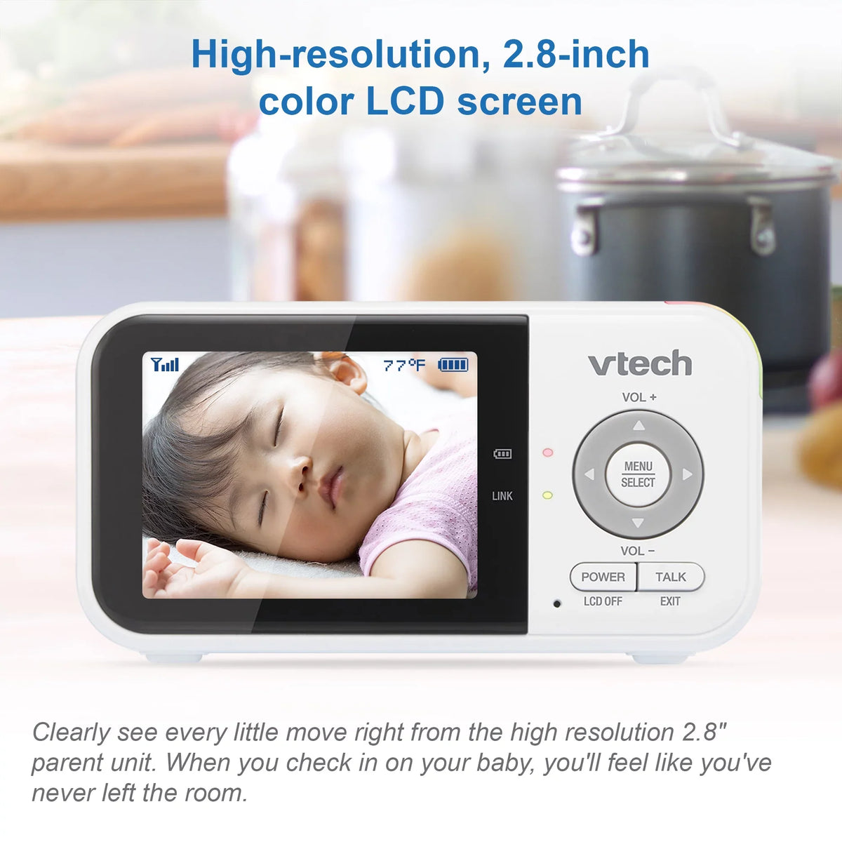 2.8" Camera with High Resolution Parent Fixed Unit Cameras and VM3254-2 VTech 2