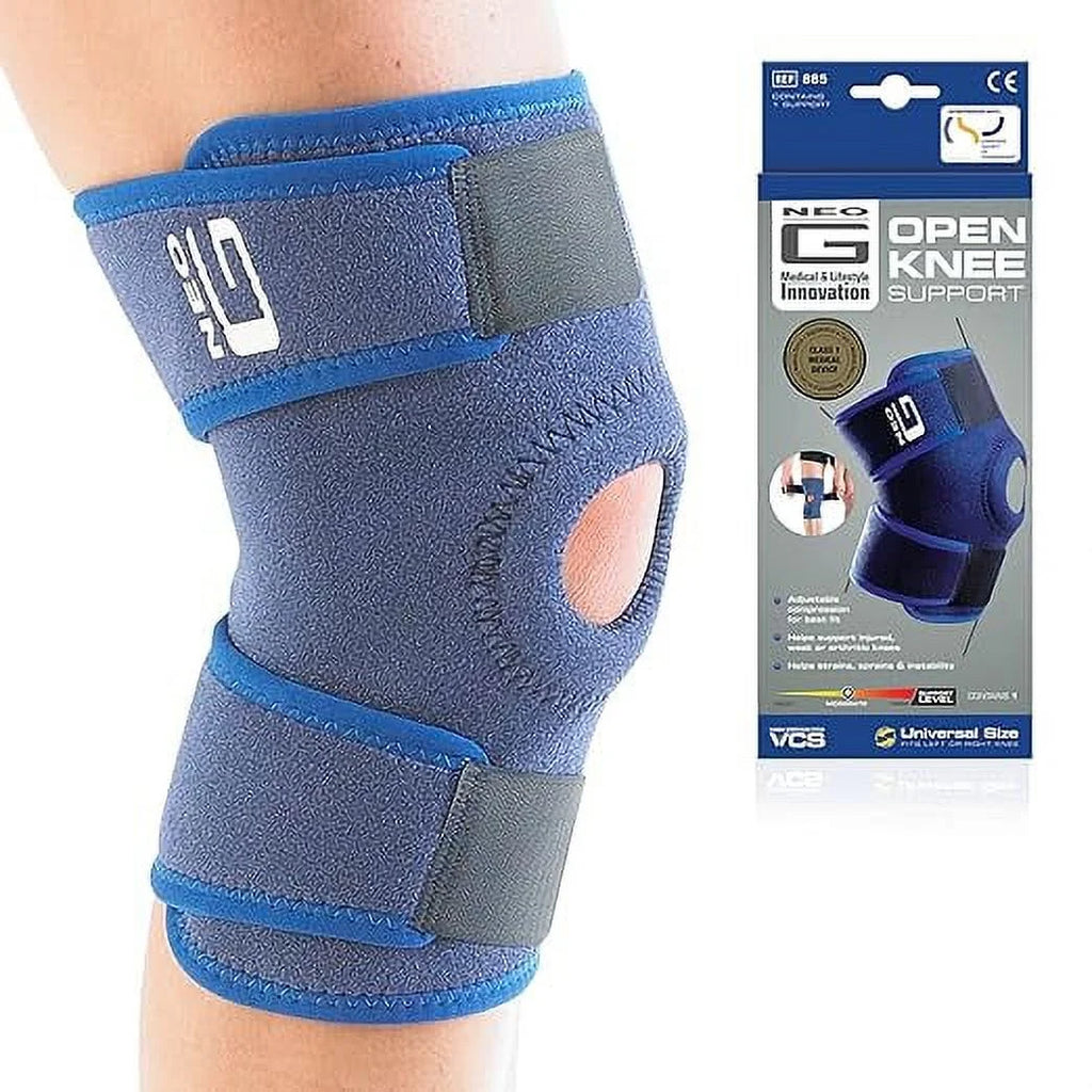 Open Knee Compression Adjustable knee, – Support, Support – - runners Relief, Knee women Meniscus for tear, Knee Patella Joint Arthritis, injuries Pain patella for Neo-G and men Pain support Knee