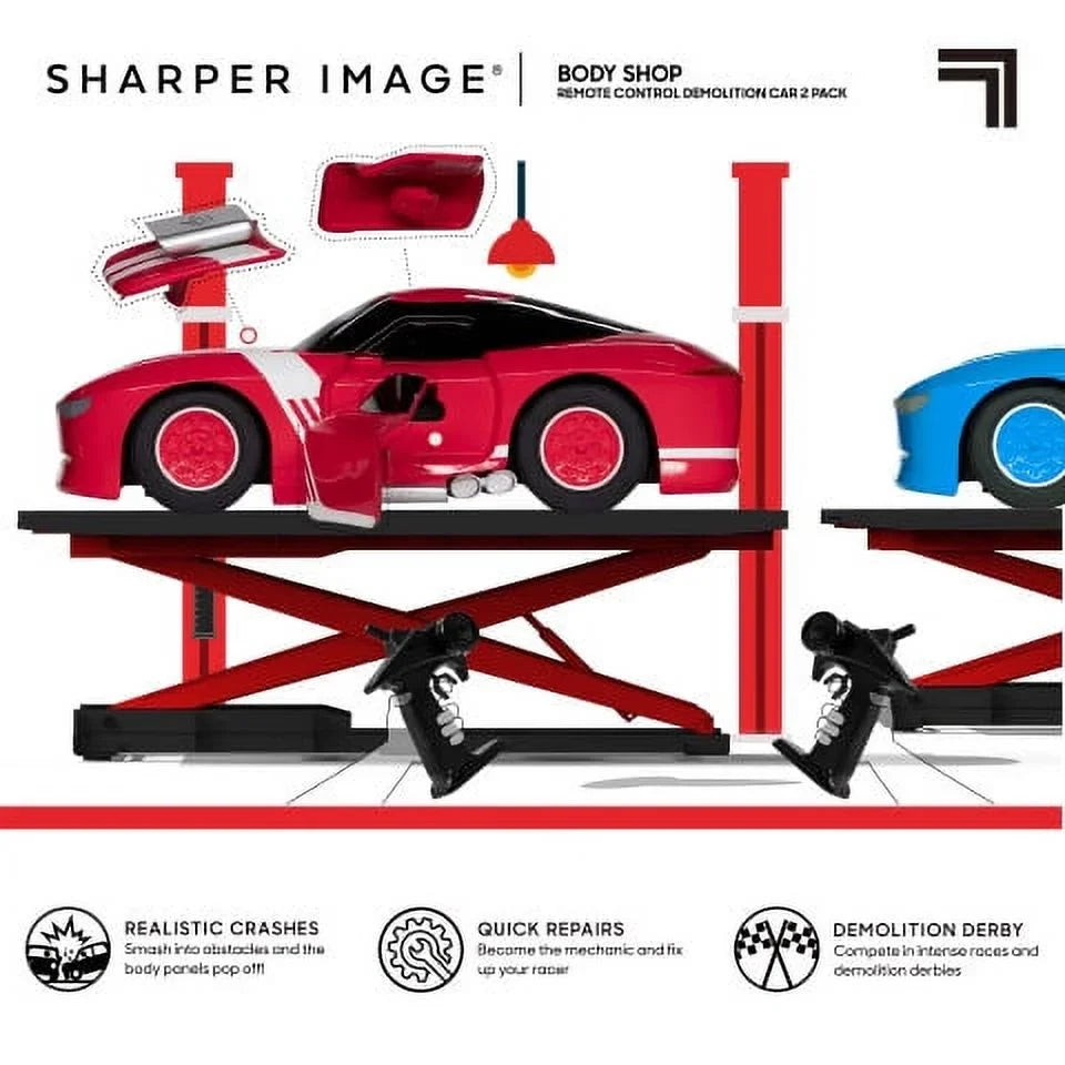 Car Blue/Red - 2 Sharper Remote Pack Shop Image® Demolition Control Body