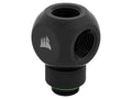 Series X Corsair Rotary Y-Splitter, Black Hydro XF