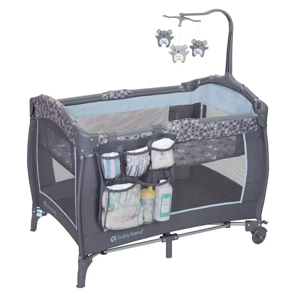 Wheels, Trend-E Yard Portable Blue Play Center Trend w/ Baby Nursery Starlight