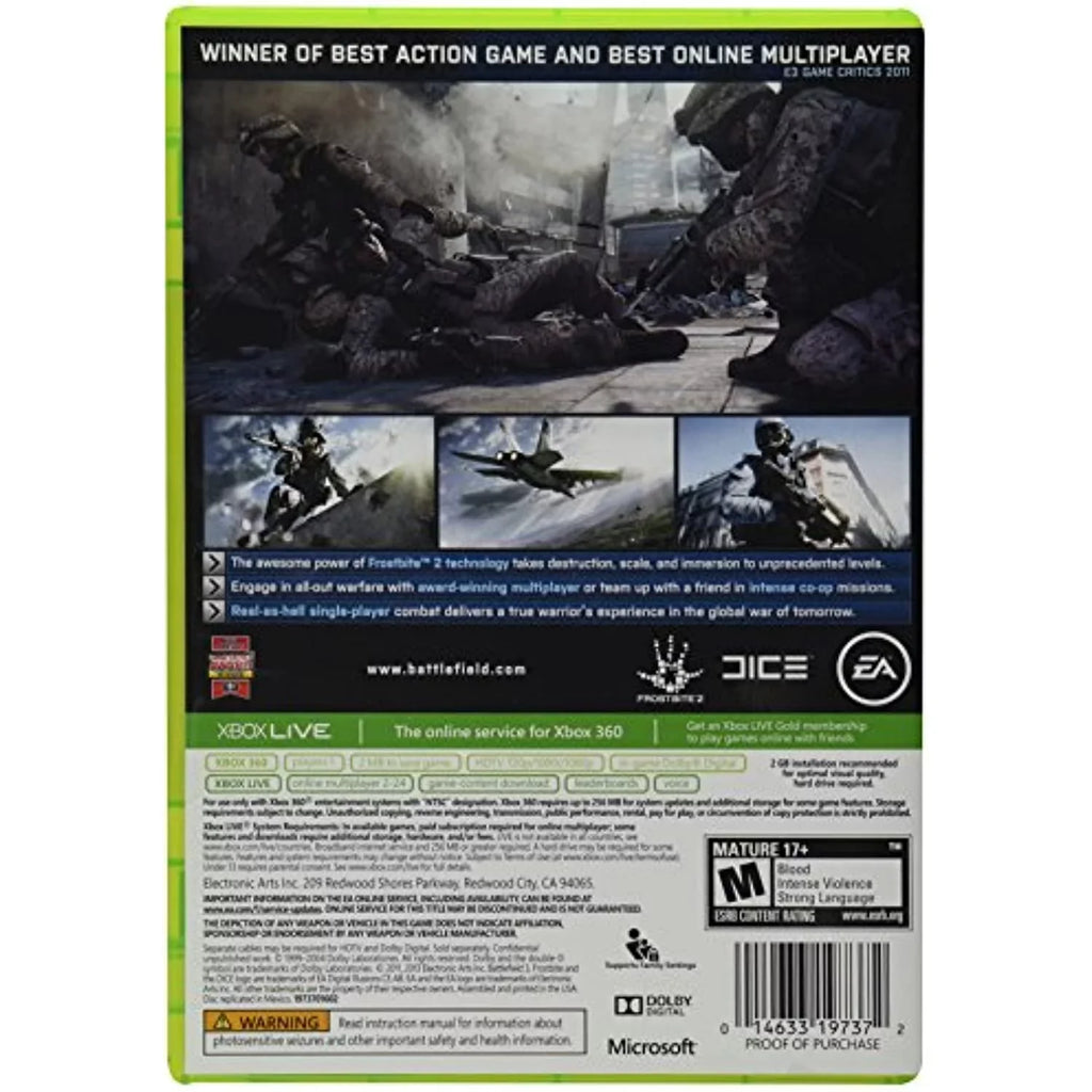 Xbox 360 Battlefield - 3