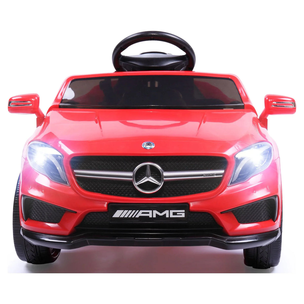 Licensed on Remote Music Age Car Red Kids Child, Control Mercedes Lights Ride 6V Benz W/ TOBBI 3-6