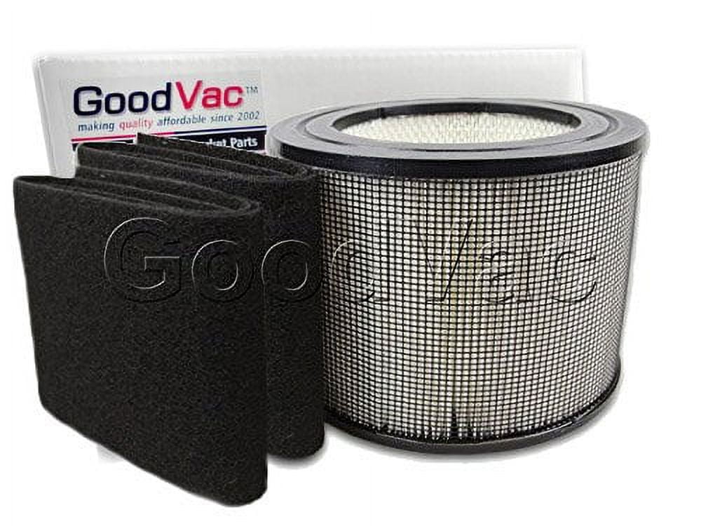 GoodVac Carbon Replacement 4000 fit to 2 + Filter Filter Defender Wraps Queen Prefilter HEPA