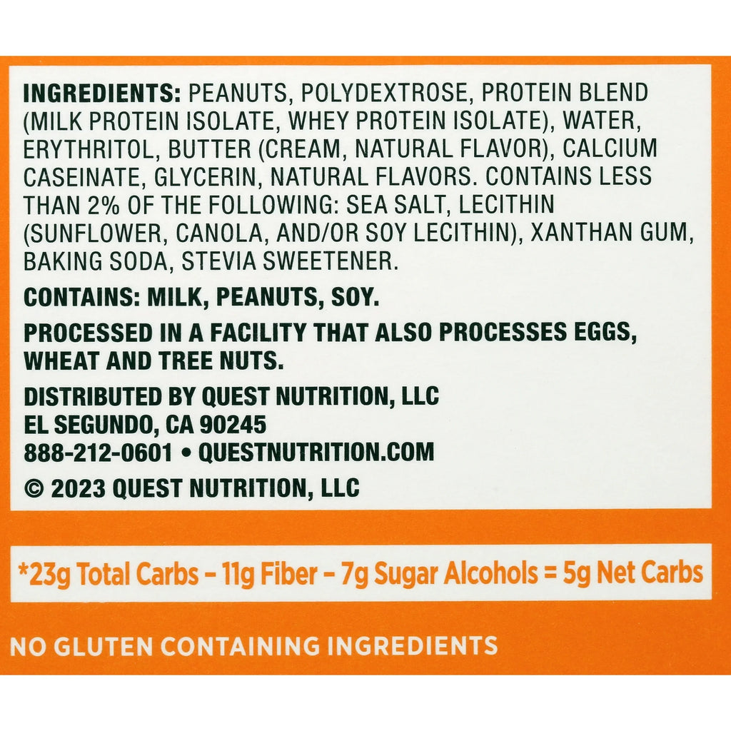 Cookie, Quest Protein, Peanut Protein Ct Butter, 15g 12