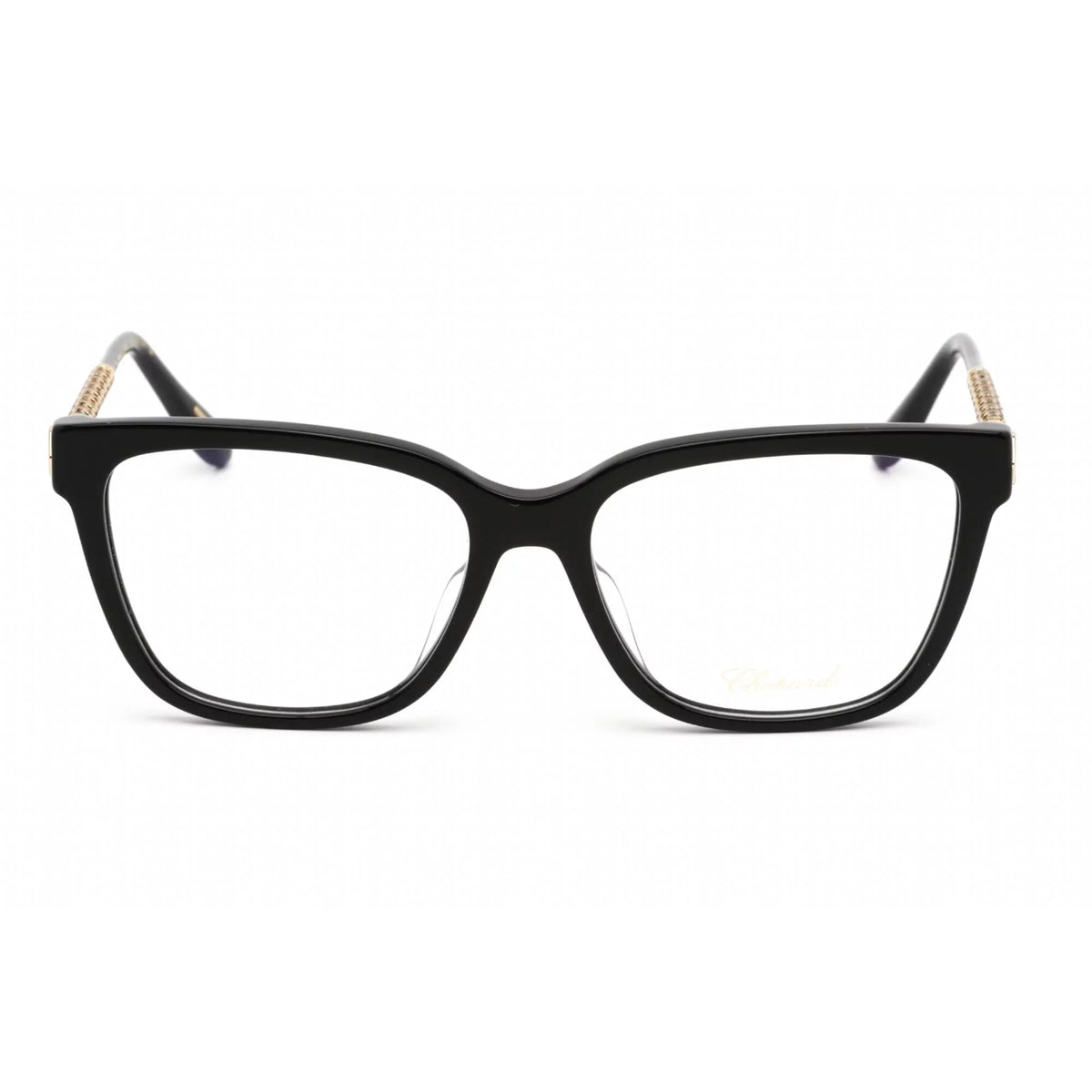 Chopard 0700 Women's Shiny VCH333W Frame Eyeglasses Black/Gold