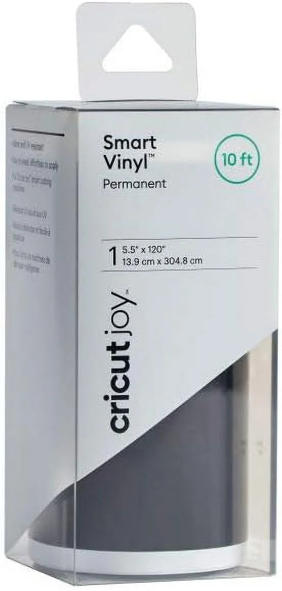 for 120in, Cricut up cuts repeated machine Permanent up (5.5in 20ft to to 4ft, Smart shapes Joy & - cutting for x Black) Vinyl matless