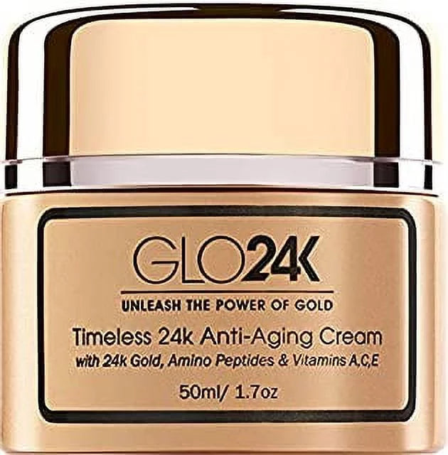 Cream 24k Vitamins, Hyaluronic Retinol Acid, with Gold GLO24K Anti-Aging