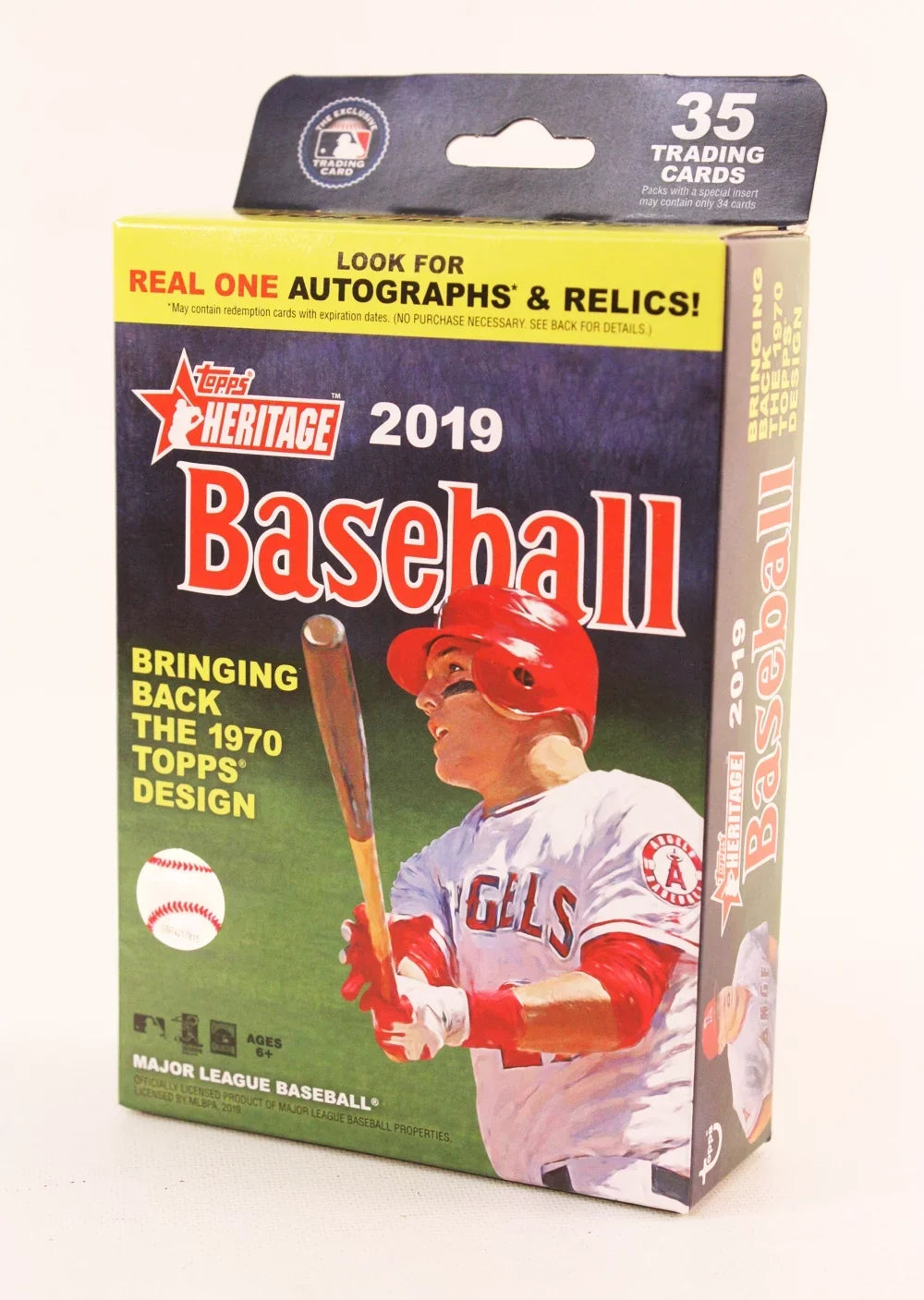 Card 2019 Heritage Trading Topps Baseball MLB HANGER Box