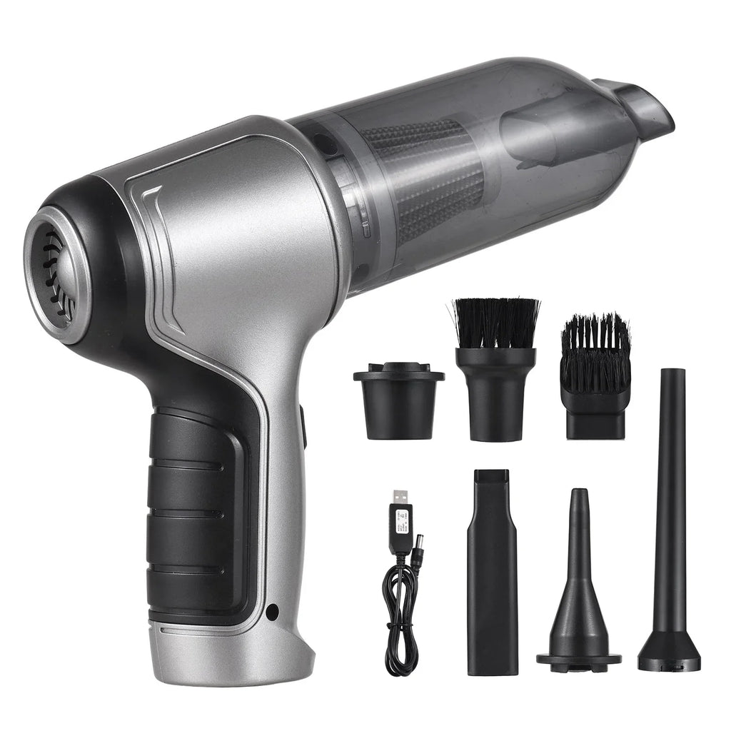 19000Pa for Handheld Cordless Office Car Cleaning With & Dust Home Handheld Air Suction Strong USB Duster Portable Hair Hand Tomfoto Pump Cleaner Pet Gravel
