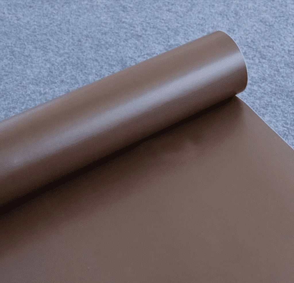 MOYISHI Furniture by Brown Shelf Wardrobe Liner Feet Sticker 17.7 9.8 Solid Paper Inch Self-Adhesive