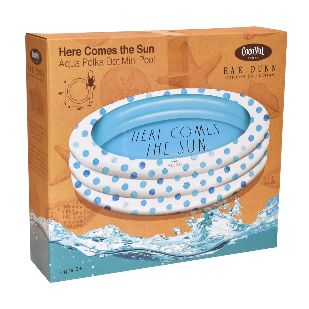 CocoNut Float Dot Here by Theme Rae Polka Comes Sun The Dunn Mini Aqua Pool -