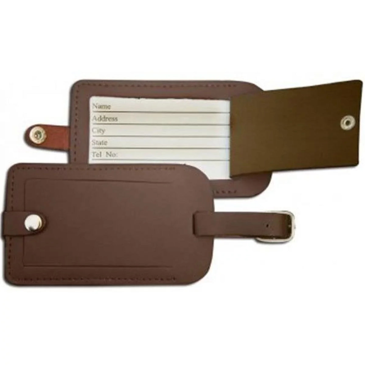 Dacasso Luggage Chocolate Leather Brown