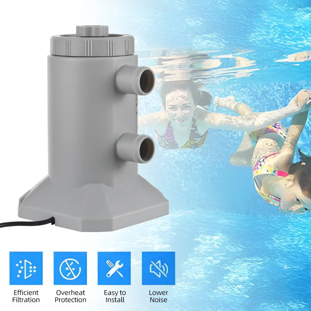 Pools Improved And /Rate Cartridge Improved Improved And 250l/hRate Low Low Noise With Rate Low 2 Carevas Pools Noise Filter 2 / Above Pump,Filter Noise Pump Above Water 55w Pump