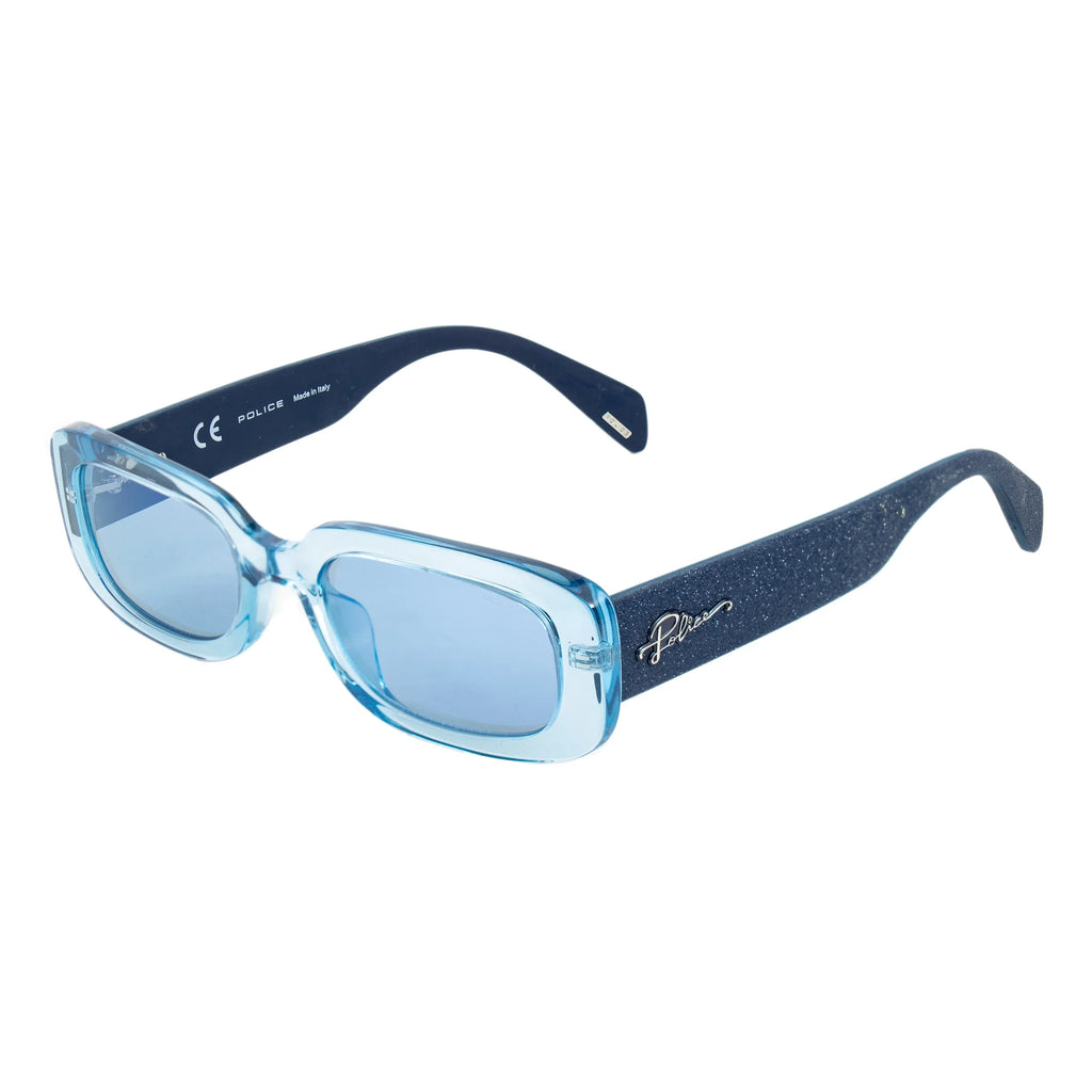 GLASSES FASHION BLUE SUNGLASSES 536N1X - POLARIZED POLICE WOMEN SPLA17 SUN BLUE