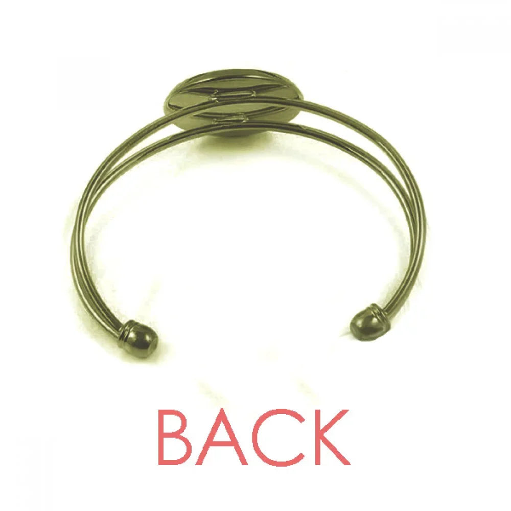 Intense Bangle Open High Roll Bracelet Cuff Rock Jewelry Retro Notes