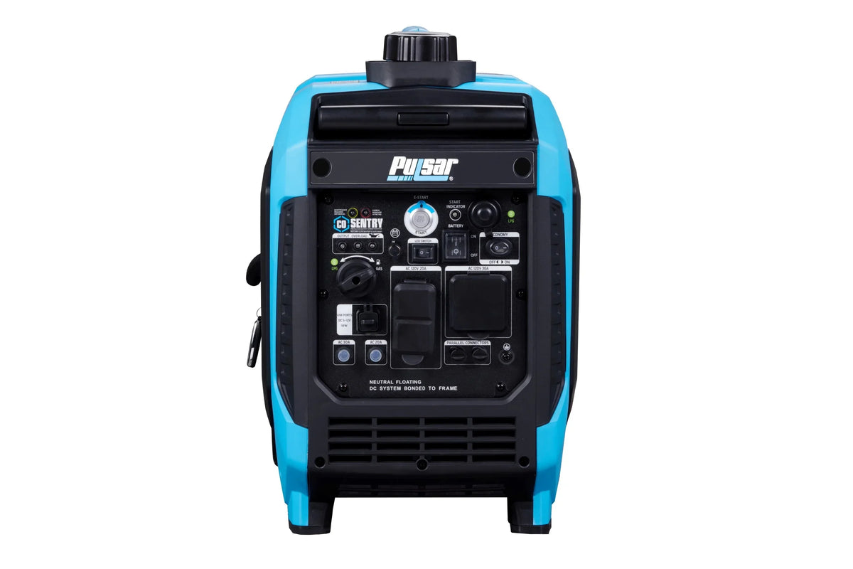 Start Pulsar Fuel RV with 5000-Watt Dual Generator Inverter Sentry CO Ready Remote and