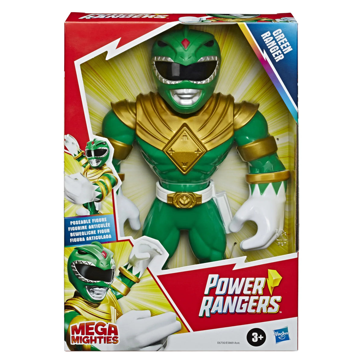 Playskool Ranger Heroes Power Figure Rangers Mighties Mega Green Action