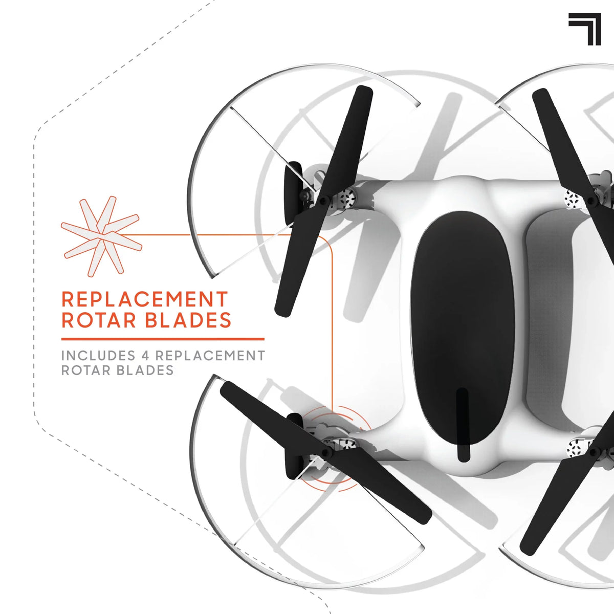 '+ Drive Rechargeable Max RC, Fly SHARPER IMAGE Control 215ft Long and Drone Function 5in 250ft Range Altitude, Dual