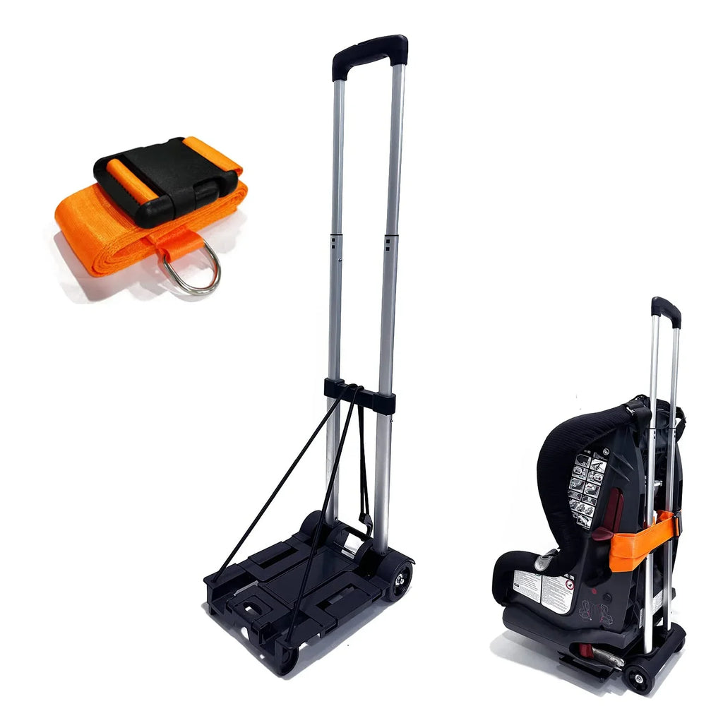 Traveling,Extendable for Under for Over Airplane Base Roller Head storable,and seat Seat stowable Car Airport-Carseat or Your Compartment. Cart Travel Plate,Foldable,