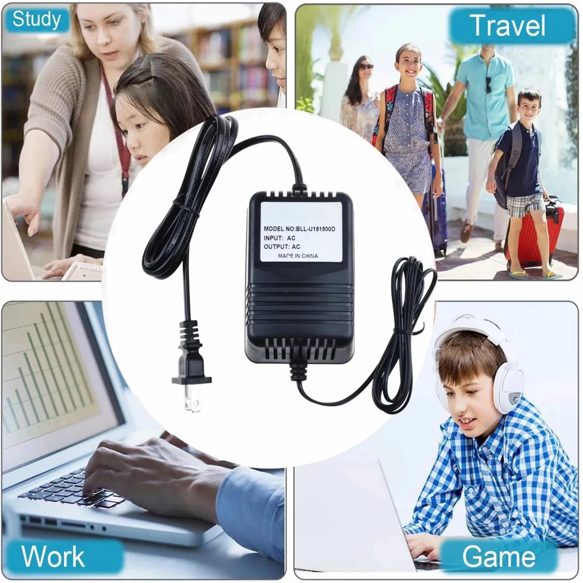 kardon Replacement AC Supply HK-O1T harman Power for Cord Power BOO PSU Compatible HK-01T Adapter KONKIN Charger