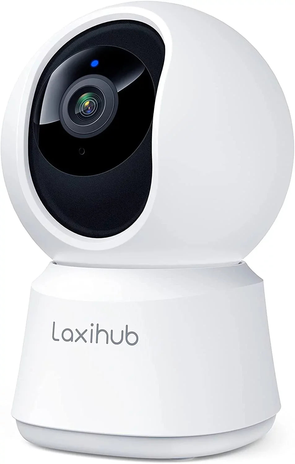 Pan/Tilt Motion Camera, Monitor, Laxihub & Audio, Sound 360° 2.4g Alexa WiFi Detection, with Security Vision, Baby Works 1080P IR Two-Way Night