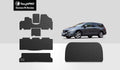 with Odyssey Set Heavy Full Mats (Made ToughPRO with HONDA Rubber in - All Black Weather 2009 - USA) Cargo Duty Compatible - -
