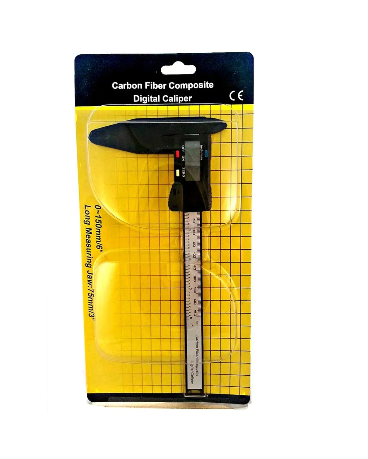 Jaw Caliper Long Vernier 150Mm Digital 6"