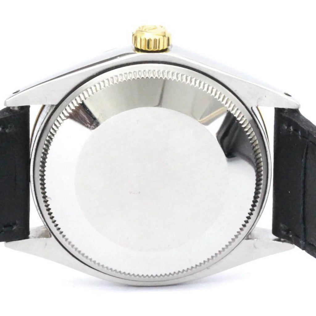 Yellow Used Steel Oyster Vintage Authenticated BF560275 18K Gold ROLEX Watch Mens Perpetual Airking