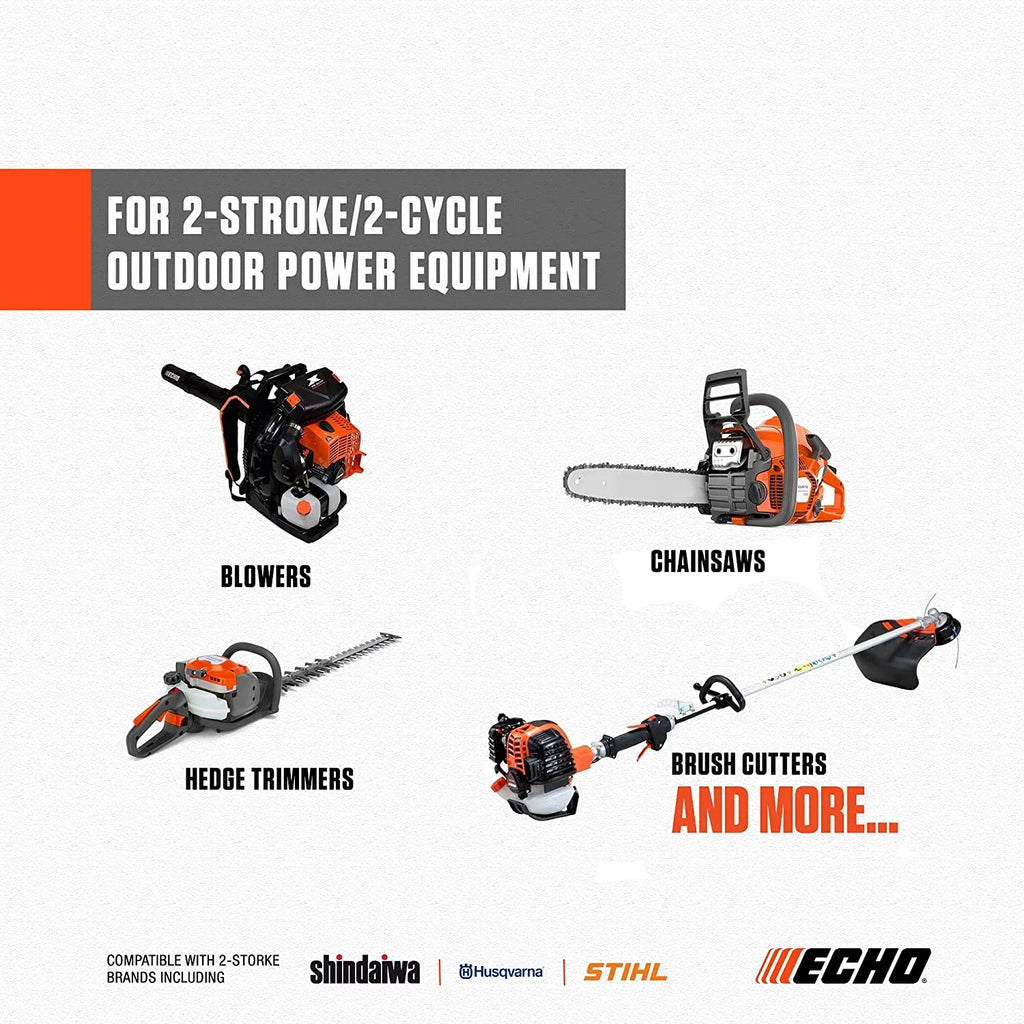 oz Mix Gold (1 50:1 128 Blend Gal.) Echo fl Power for 2-Stroke 6450050G 2-Cycle Oil