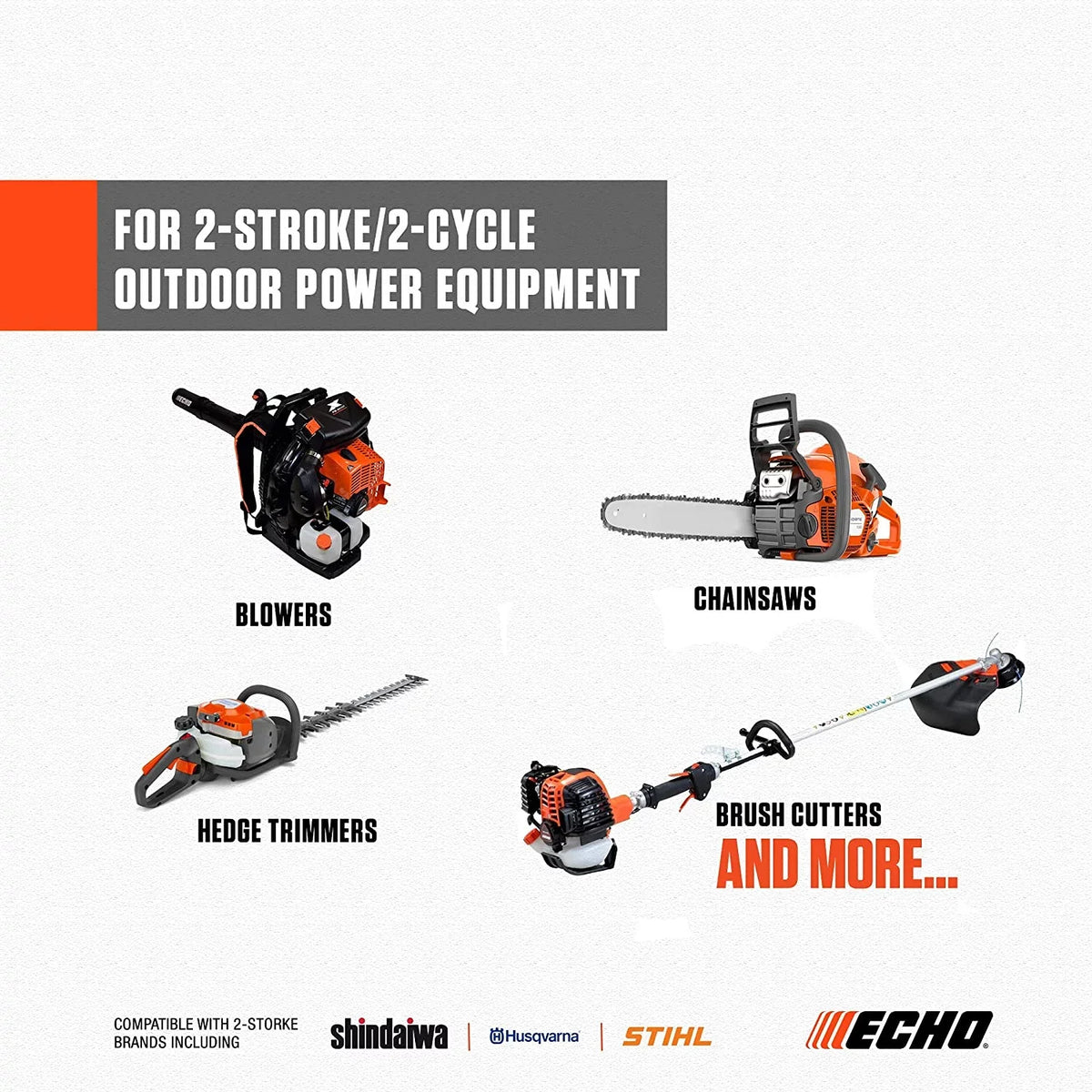 oz Mix Gold (1 50:1 128 Blend Gal.) Echo fl Power for 2-Stroke 6450050G 2-Cycle Oil