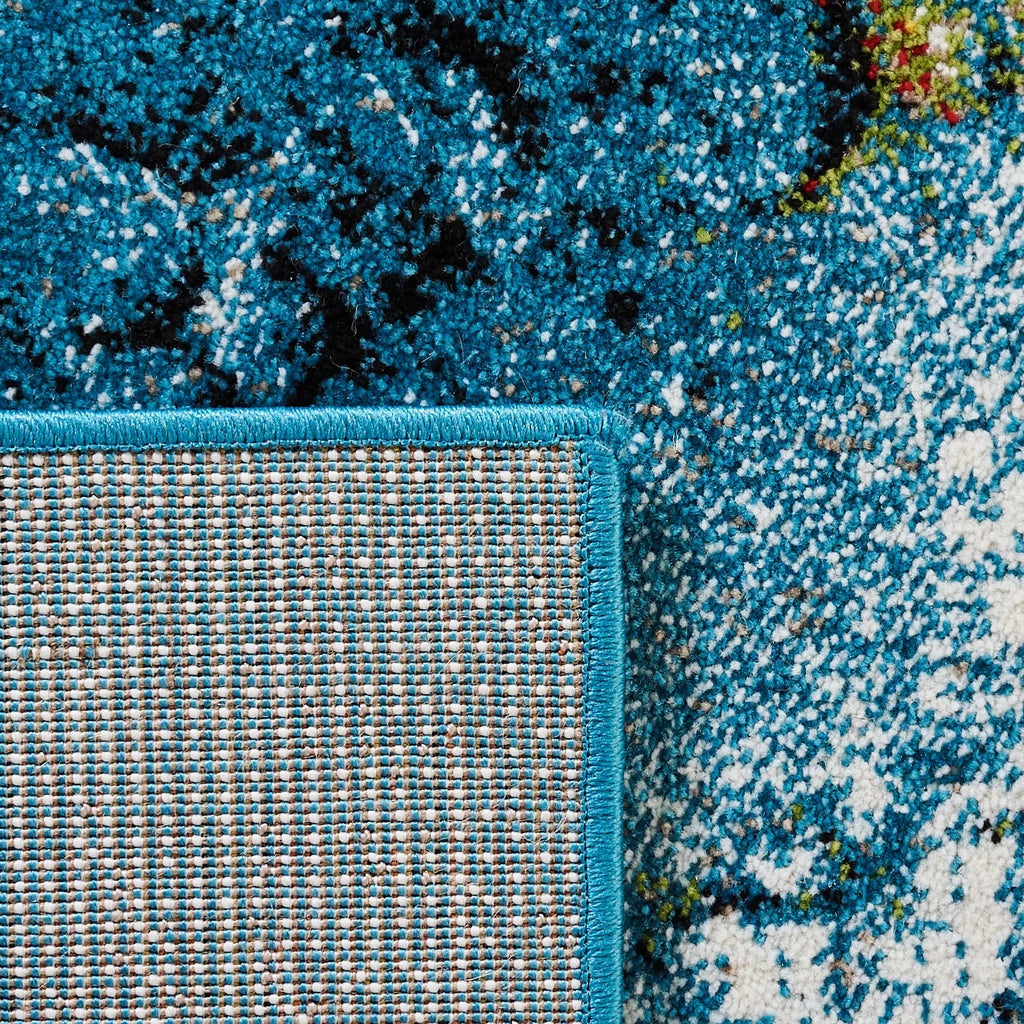 Nazca Glacier Area Rug, x 2'7" 5', Blue/Gold SAFAVIEH Abstract