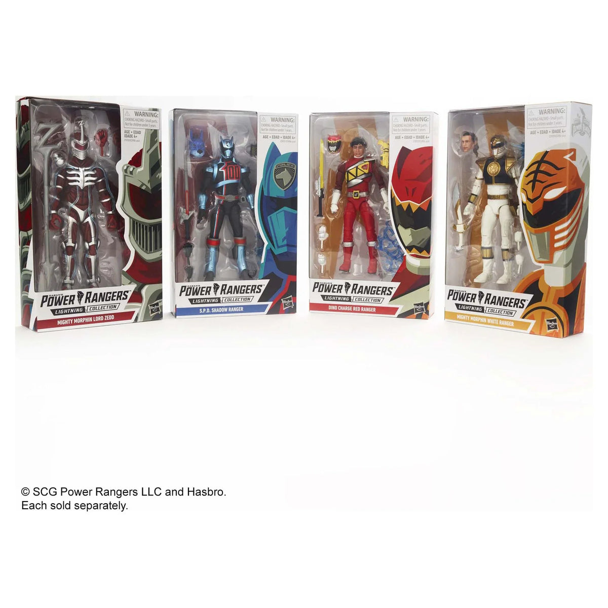 Ranger Figure 6-inch Power Lightning Collection White Morphin Mighty Rangers