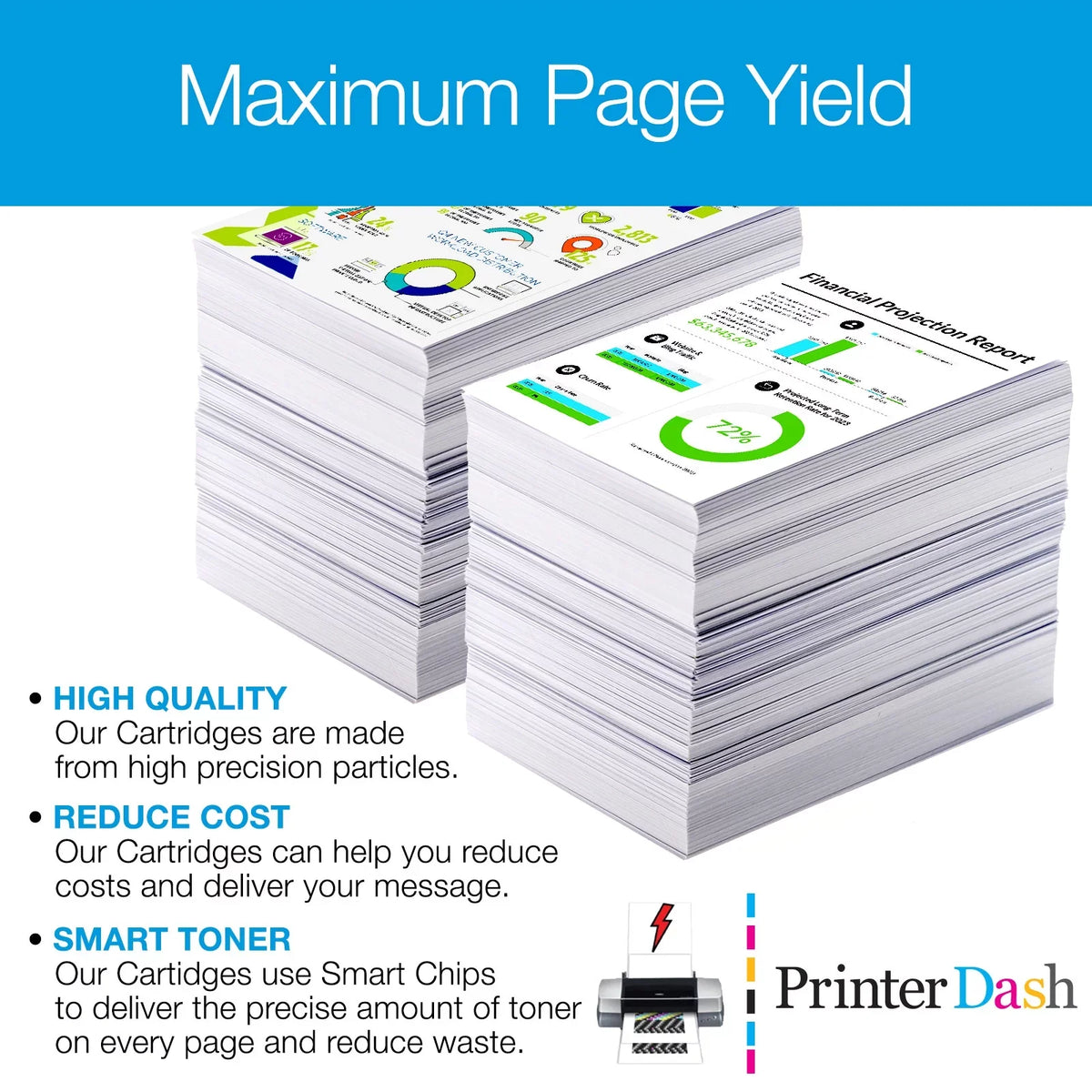 157) Pack for Inkjet (2-PBK/1-C/M/Y/LC/LM) R3000 Replacement (T1572PBK1CMYLCLM) (NO. PrinterDash Combo Photo Stylus