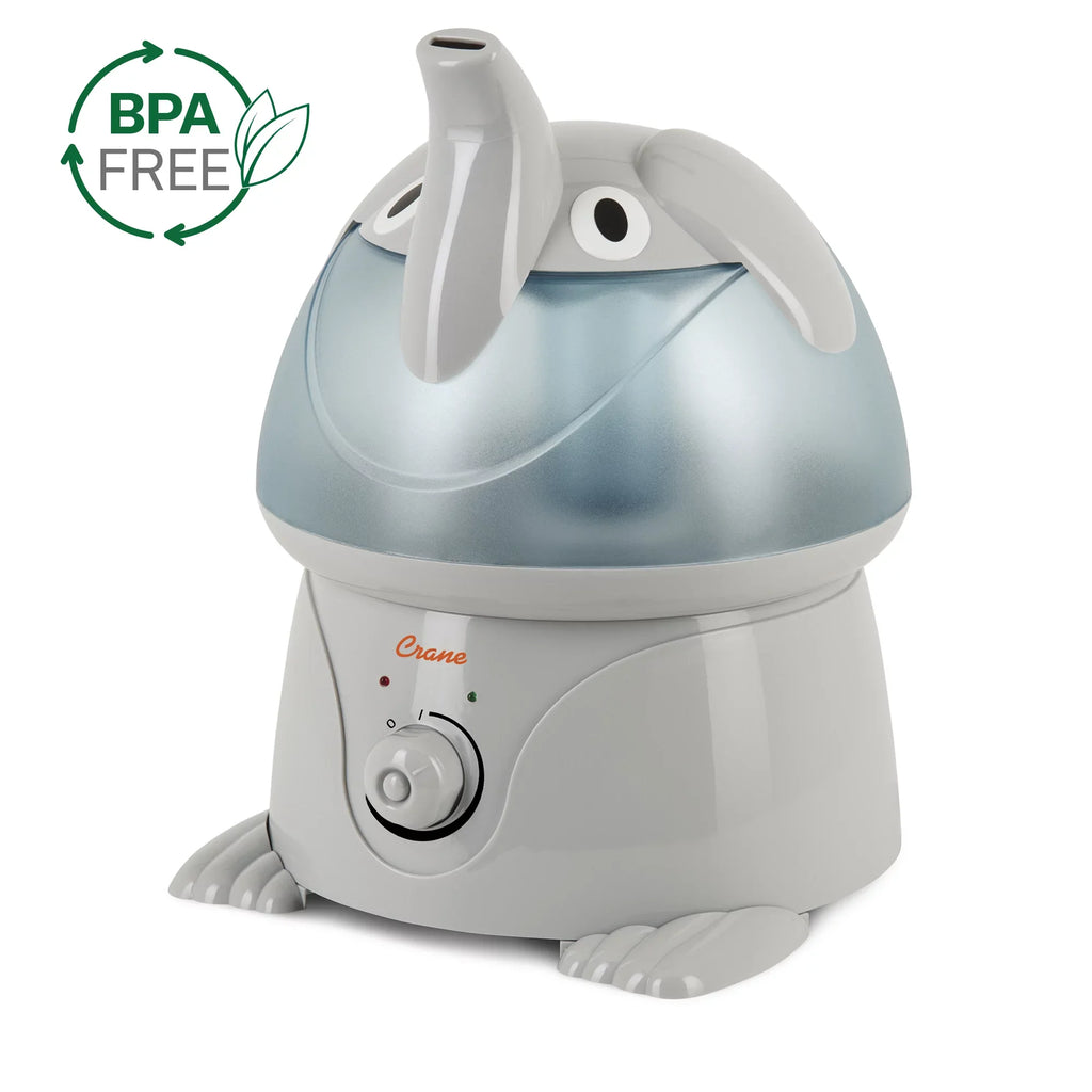 1 Crane EE-3186-1PK Gallon, Elephant, Humidifier, Ultrasonic Mist Adorable Cool