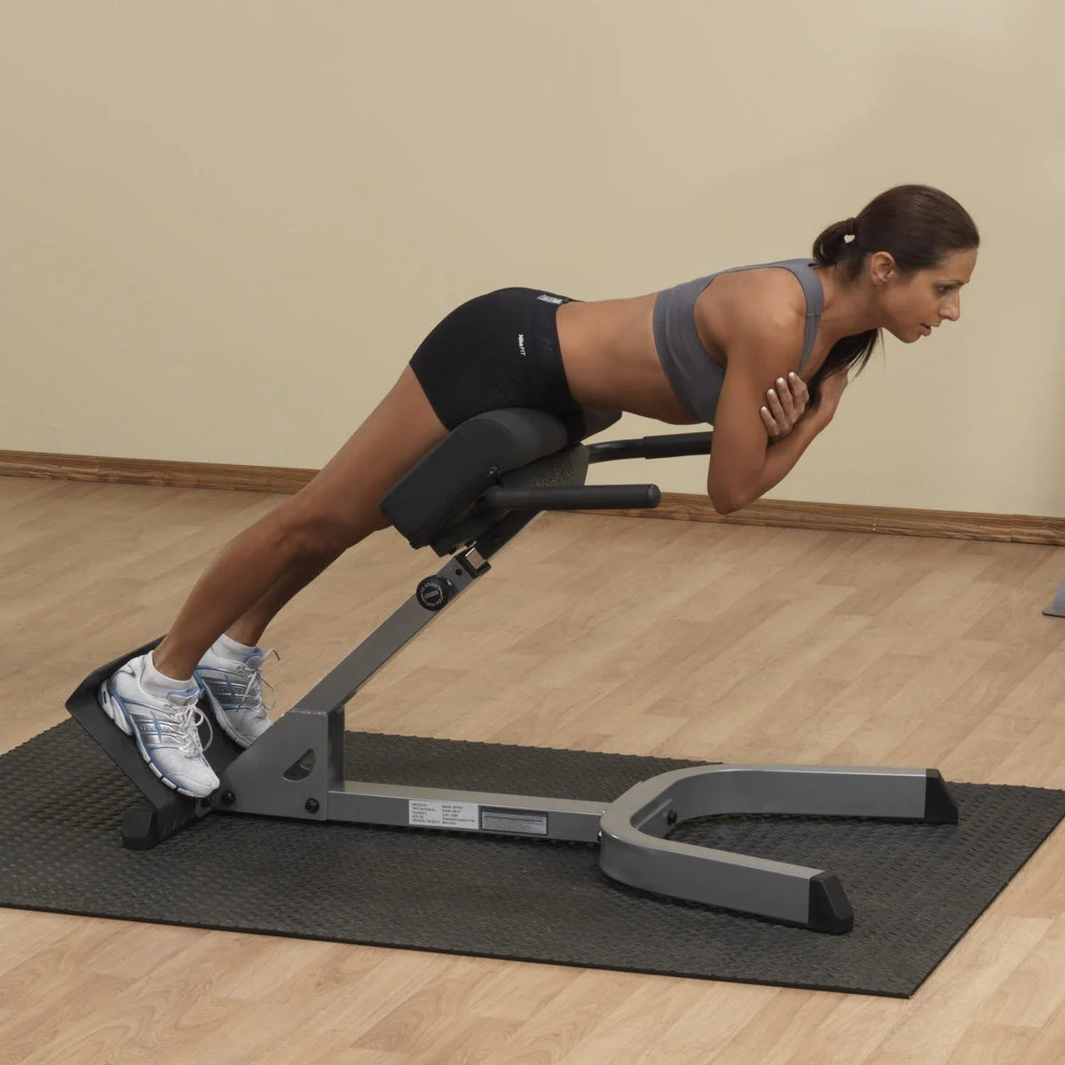 Exercise Gym Home Degree With Abdominal & Hyperextension Support For 45 Machine - And Adjustable Pads Thick Back Bench