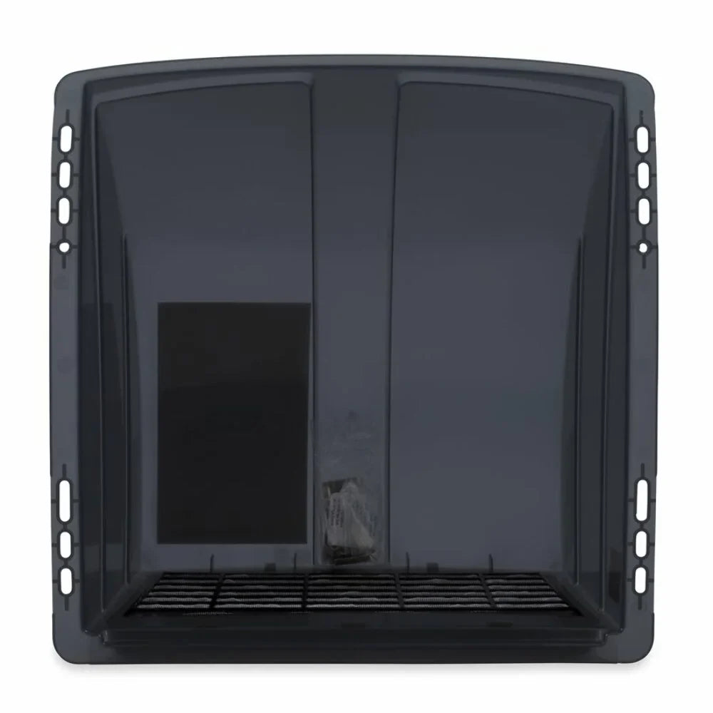 Stabilized Installation Cover Roof UV | Flow Features an Heavy-Duty Easy | Resin Camco (40453) Construction, Grey Design, Vent with High Smoke and Aerodynamic Ventilation Camper/RV