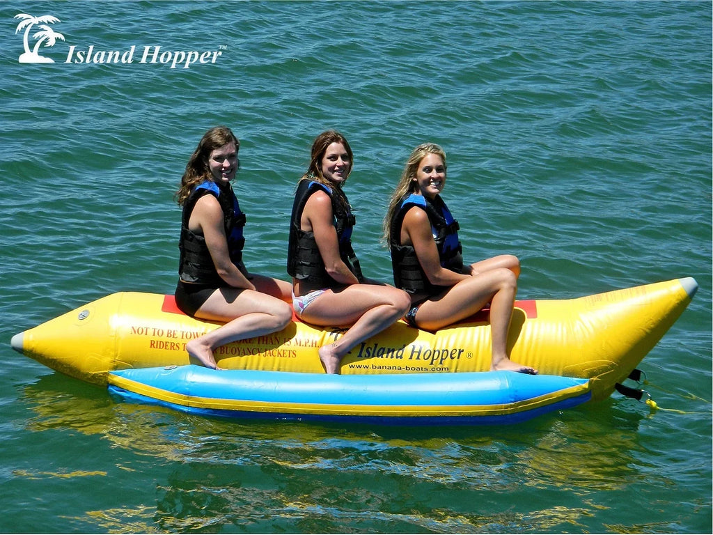 Sports Aqua Recreational Passenger feet in-line Island Seats 13 Water 3 Sled Banana 420-3 Hopper