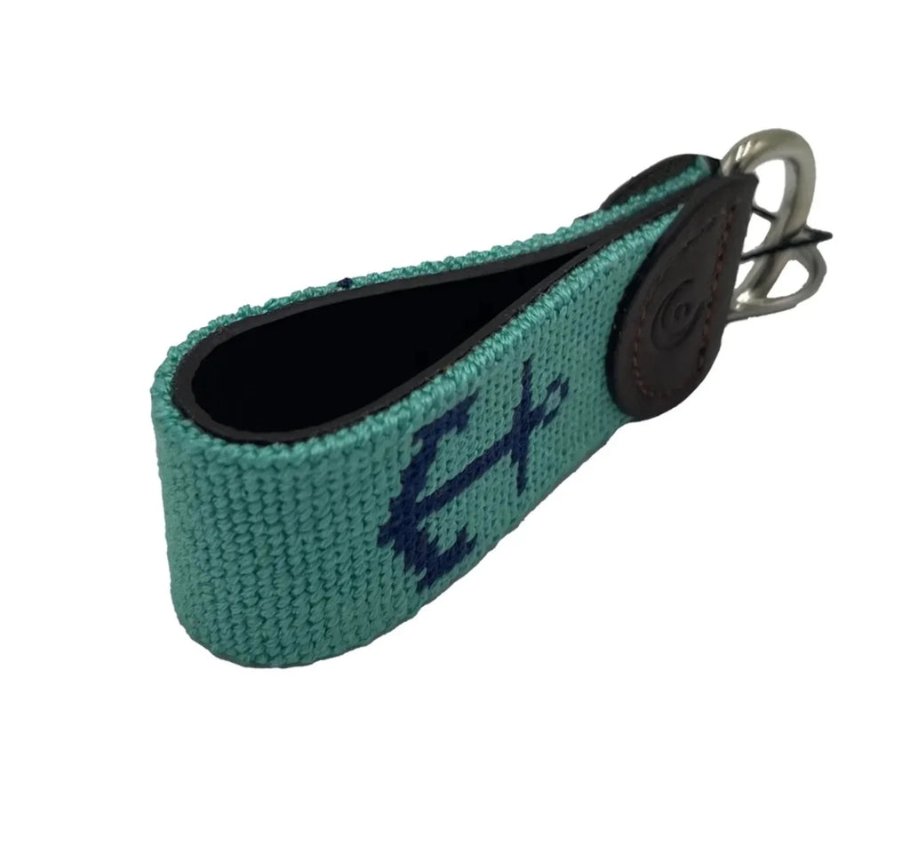 Nautical - Wheel Key Anchor Fob and