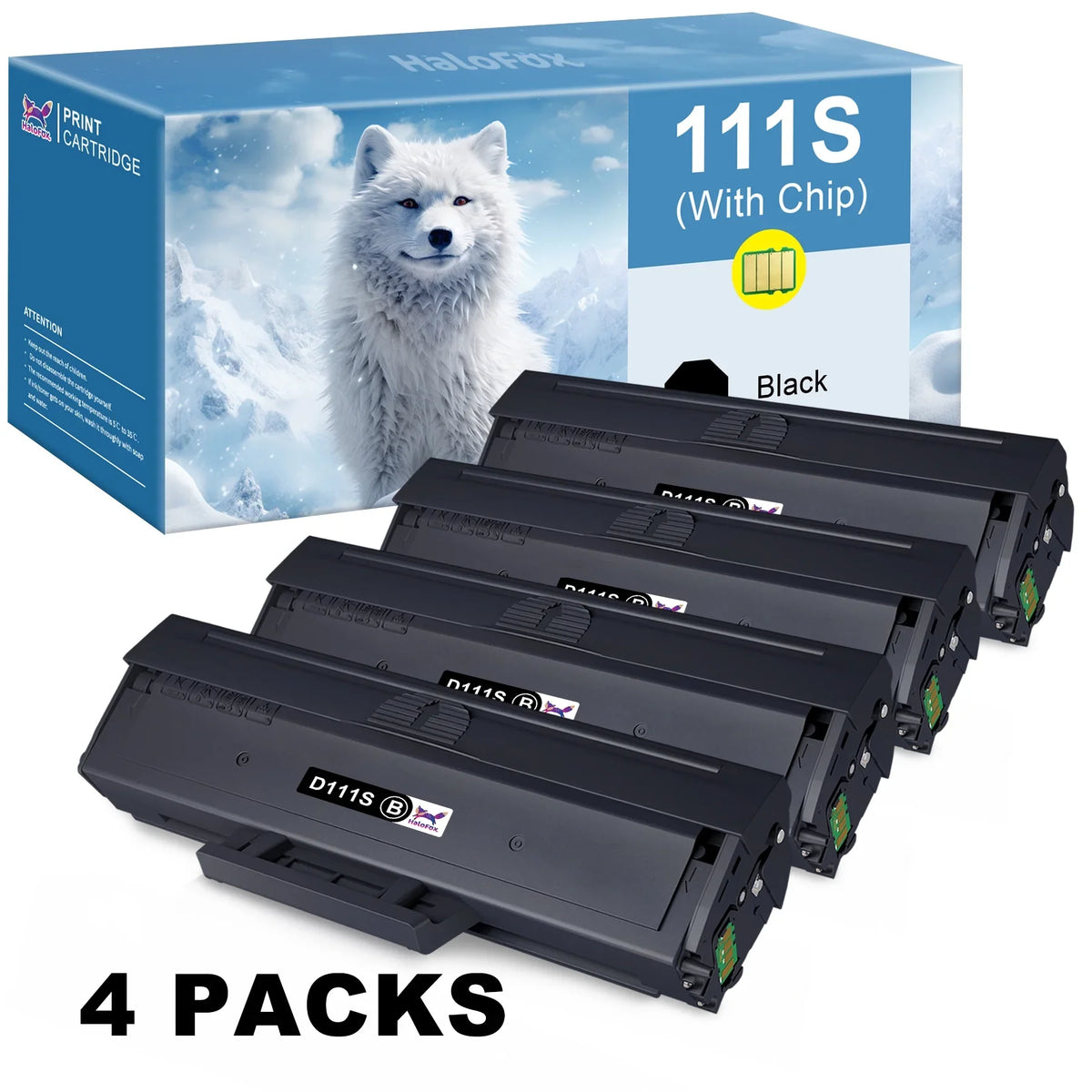 SL-M2022W Replacement Toner Printers SL-M2022 for SL-M2070 MLT-D111S for 4-Pack) SL-M2020W SL-M2070FW (Black, Samsung SL-M2020 111S MLT-D111S