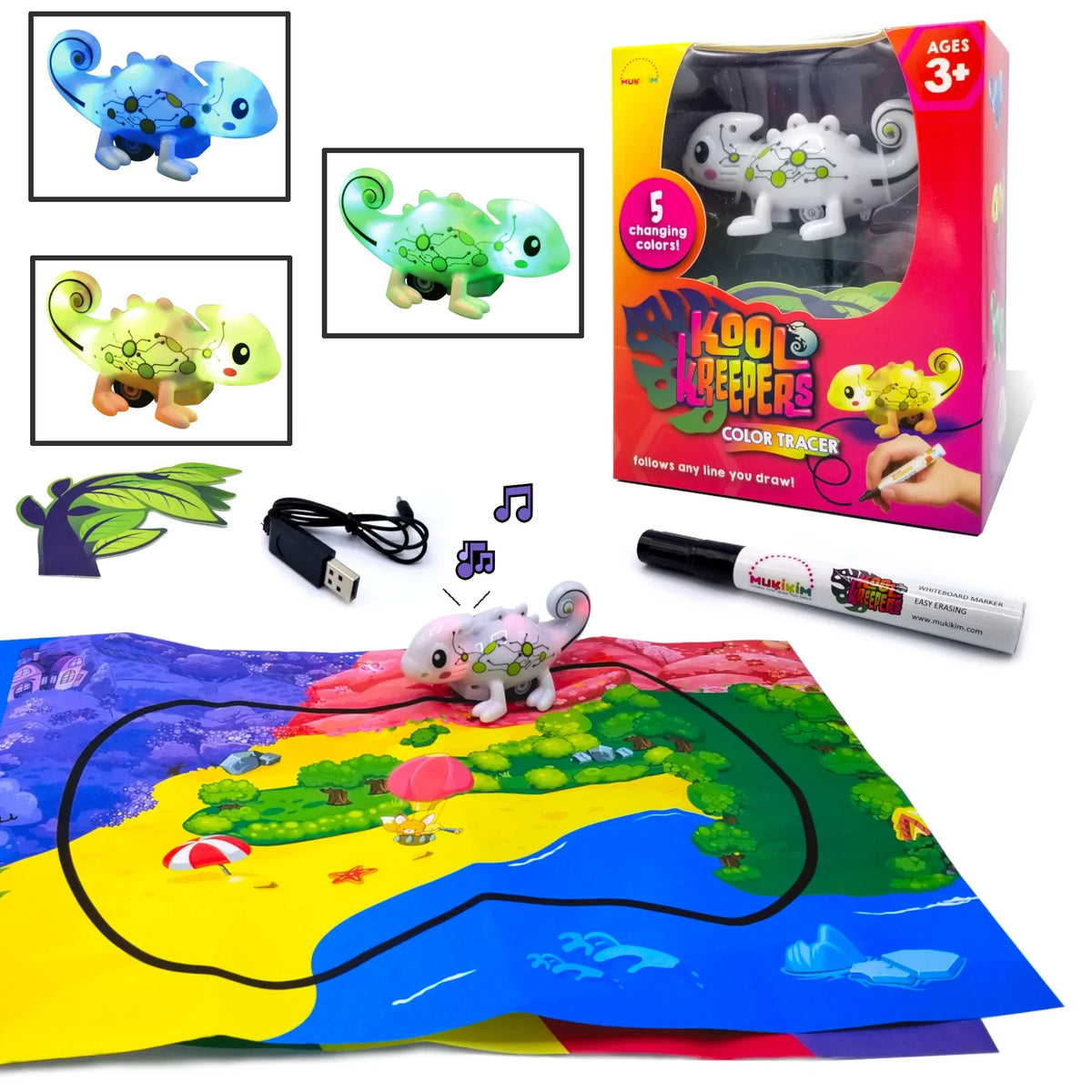 line and you Mini Kreepers follows colors. - changes that MukikiM Chameleon draw Inductive Kool the