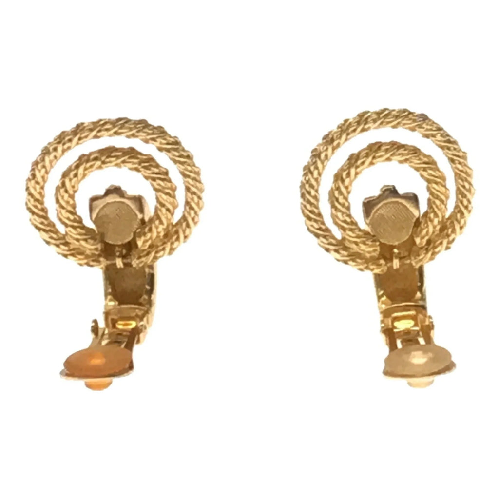 Dior Pre-Owned Earrings Big Christian (Good) Women's Accessories Gold OLD VINTAGE RM2878M Rhinestone ITSRN157RU90
