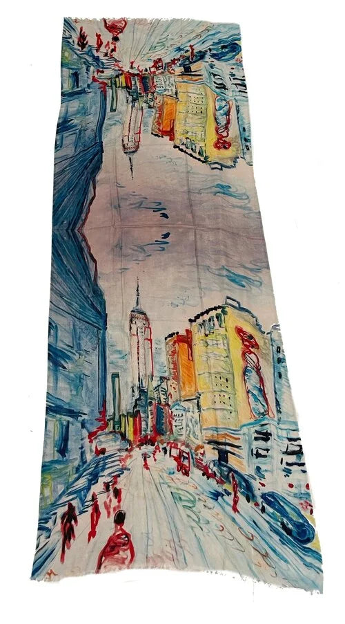 James Scarf Avenue Fifth Cashmere/Wool by 01 Cheung Paul Blend -