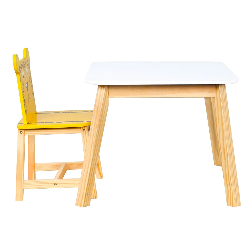 5 Drawing Kids Animals for Wood Table Chair Learning Piece Toddler 4 Crafts White Cartoon Set and Table Playing with Chairs Kids Set Table
