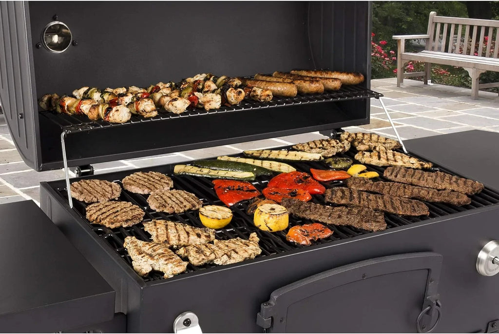 Black Heavy-Duty X-Large Grill, Charcoal