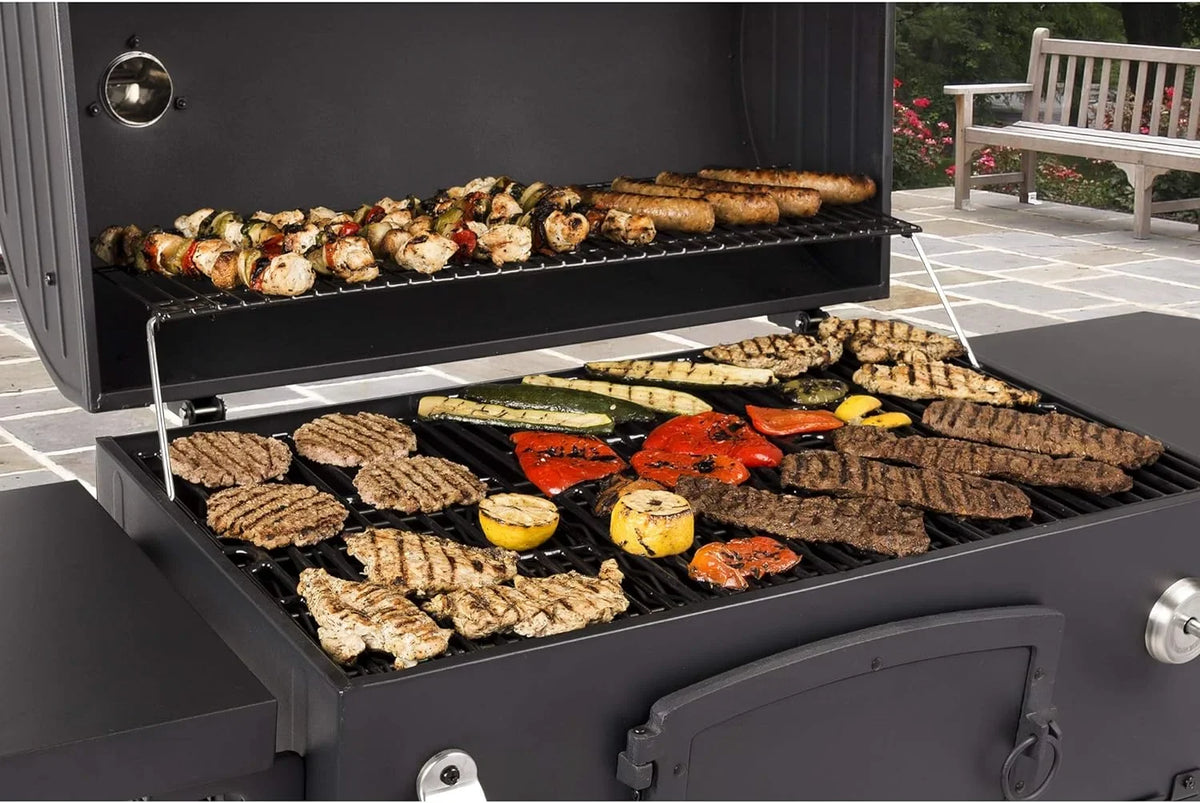 Black Heavy-Duty X-Large Grill, Charcoal
