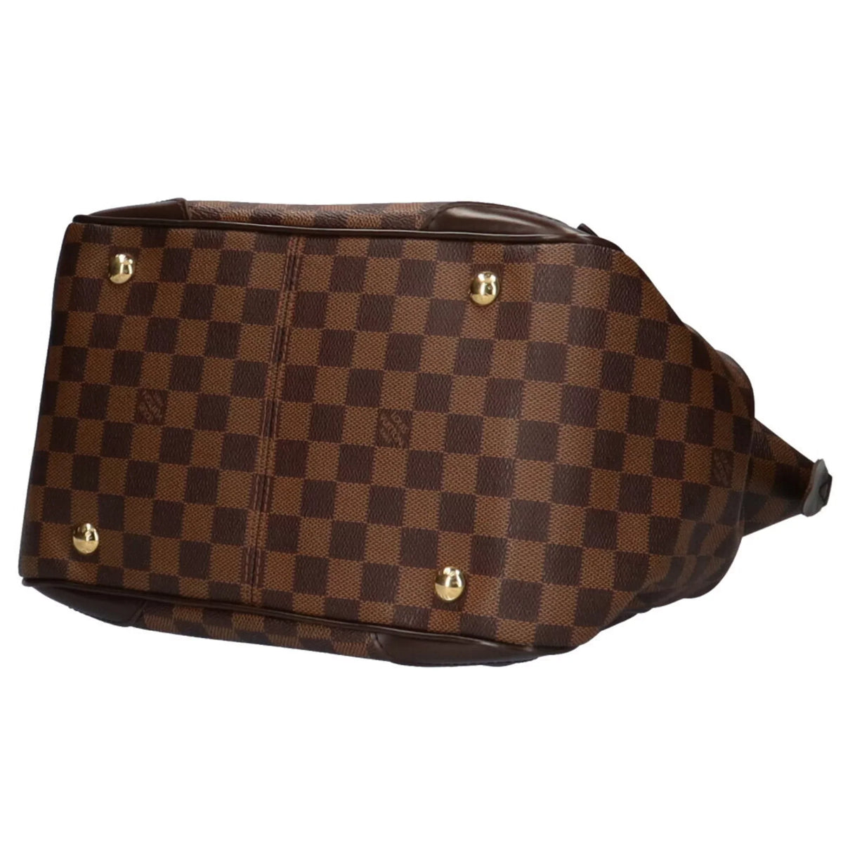 VUITTON Women's Brown Shoulder Damier Vuitton Bag Verona Used Canvas Louis Authenticated LOUIS MM