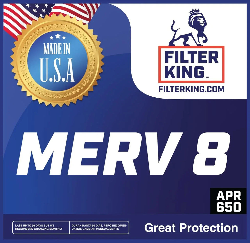 | x A/C MERV x HVAC Actual 8 | Furnace USA King 33 33x48x1a Air IN Pleated | Filters .75" Filter 4-PACK MADE Filter | 48 Size: