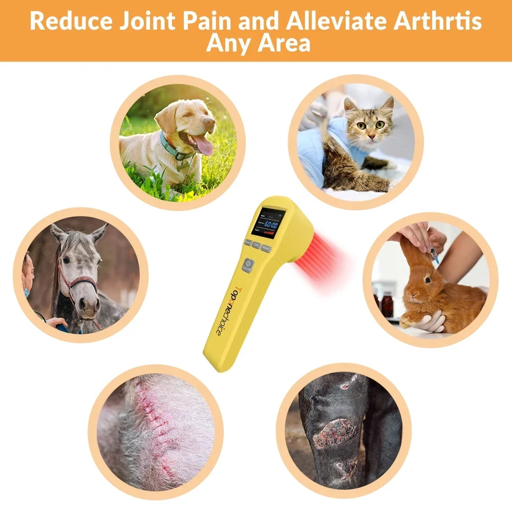 808nm,Cold Device,for Laser Toponechoice Animal,Handheld Pain Relief,for Dog 650nm Therapy Cat
