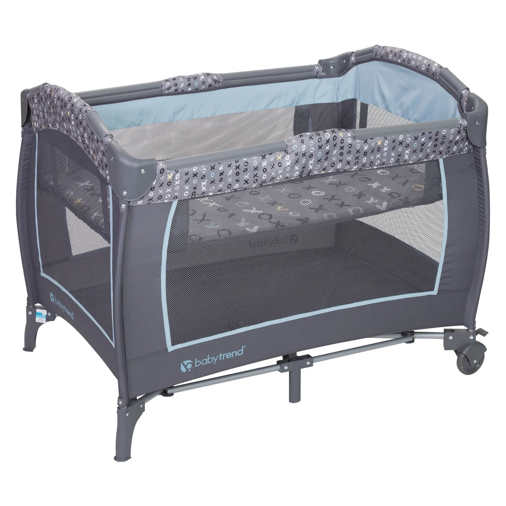 Wheels, Trend-E Yard Portable Blue Play Center Trend w/ Baby Nursery Starlight